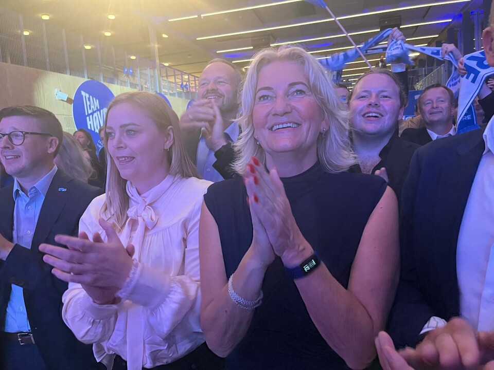 Sissel Knutsen Hegdal (H) jublet da resultatet fra forhåndsstemmene kom klokken 21.00. Da alle stemmene var talt var Ap det største partiet i Stavanger, men de borgelige ligger an til å kunne få flertall. Dermed blir trolig Sissel Knutsen Hegdal ordfører. Sissel Knutsen Hegdal jublet da resultatet fra forhåndsstemmene kom klokken 21.00.
