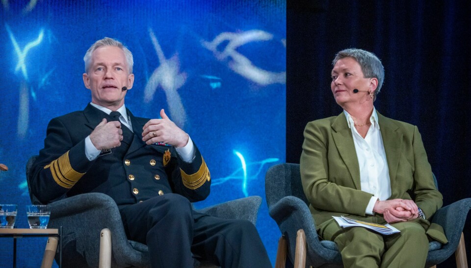 Sjef for Etterretningstjenesten Nils Andreas Stensønes og PST-sjef Beate Gangås under Sikkerhetskonferansen 2023. Sjef for Etterretningstjenesten Nils Andreas Stensønes og PST-sjef Beate Gangås under Sikkerhetskonferansen 2023.Foto: Ole Berg-Rusten / NTB