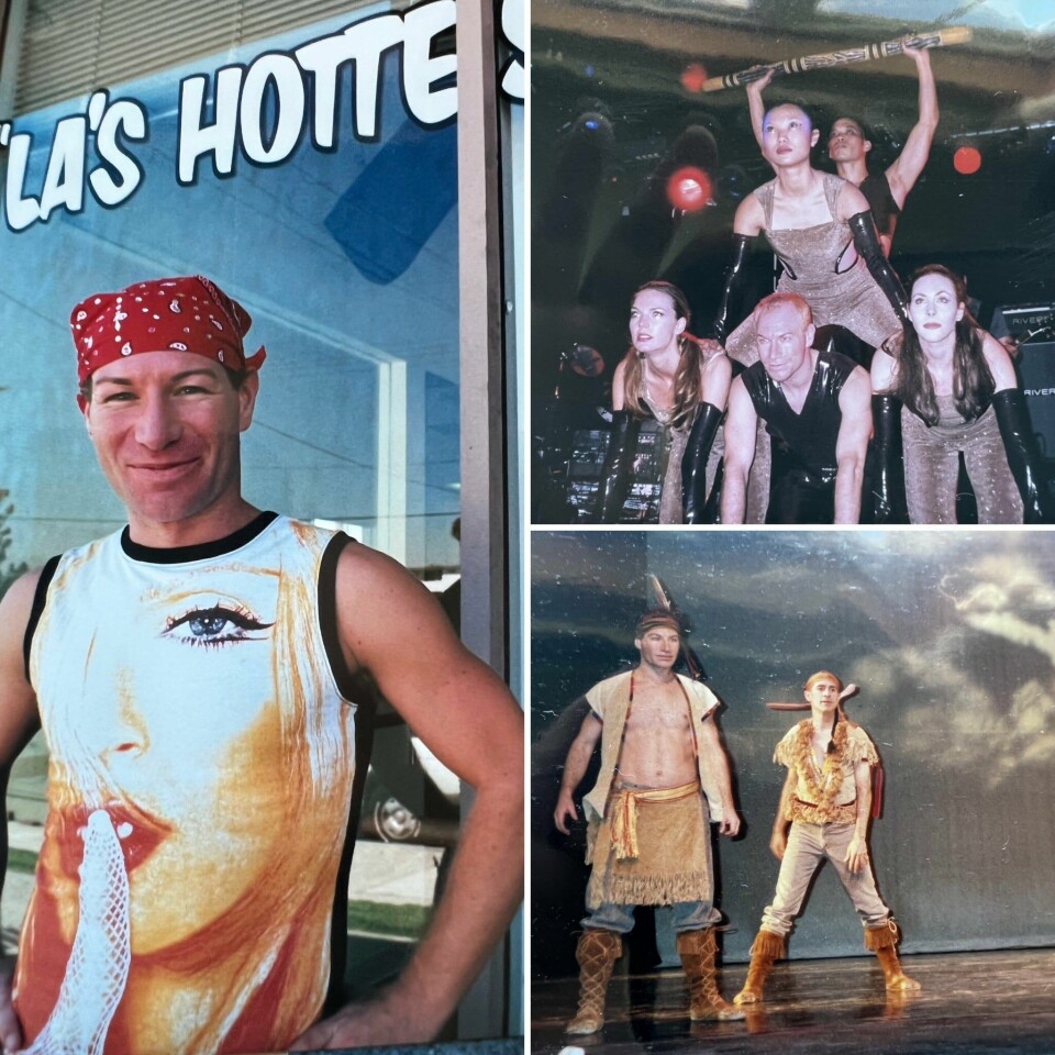 Atle Hoff var personlig trener og leder av studioet Cardio Barre. I Music Awards, Los Angeles var han med i dansecrewet (foto øverst til høyre). I Salt Lake City åpningsseremonien under OL (foto nederst høyre). Atle Hoff var personlig trener og leder av studioet Cardio Barre. I Music Awards, Los Angeles var han med i dansecrewet (foto øverst til høyre). I Salt Lake City åpningsseremonien under OL (foto nederst høyre).