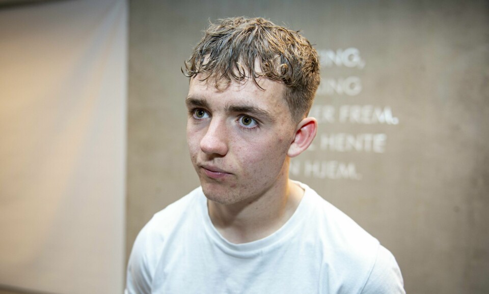 Edvin Austbø fornekter seg ikke foran mål. I debuten for Sandnes Ulf scoret han etter fire minutter. Edvin Austbø