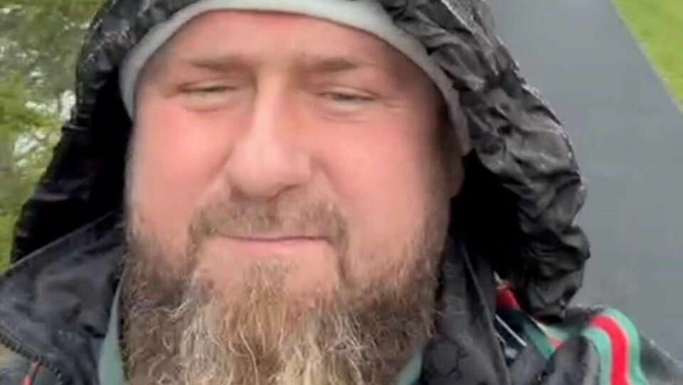 Ramzan Kadyrov i videoen på Telegram. Ramzan Kadyrov i videoen på Telegram.
