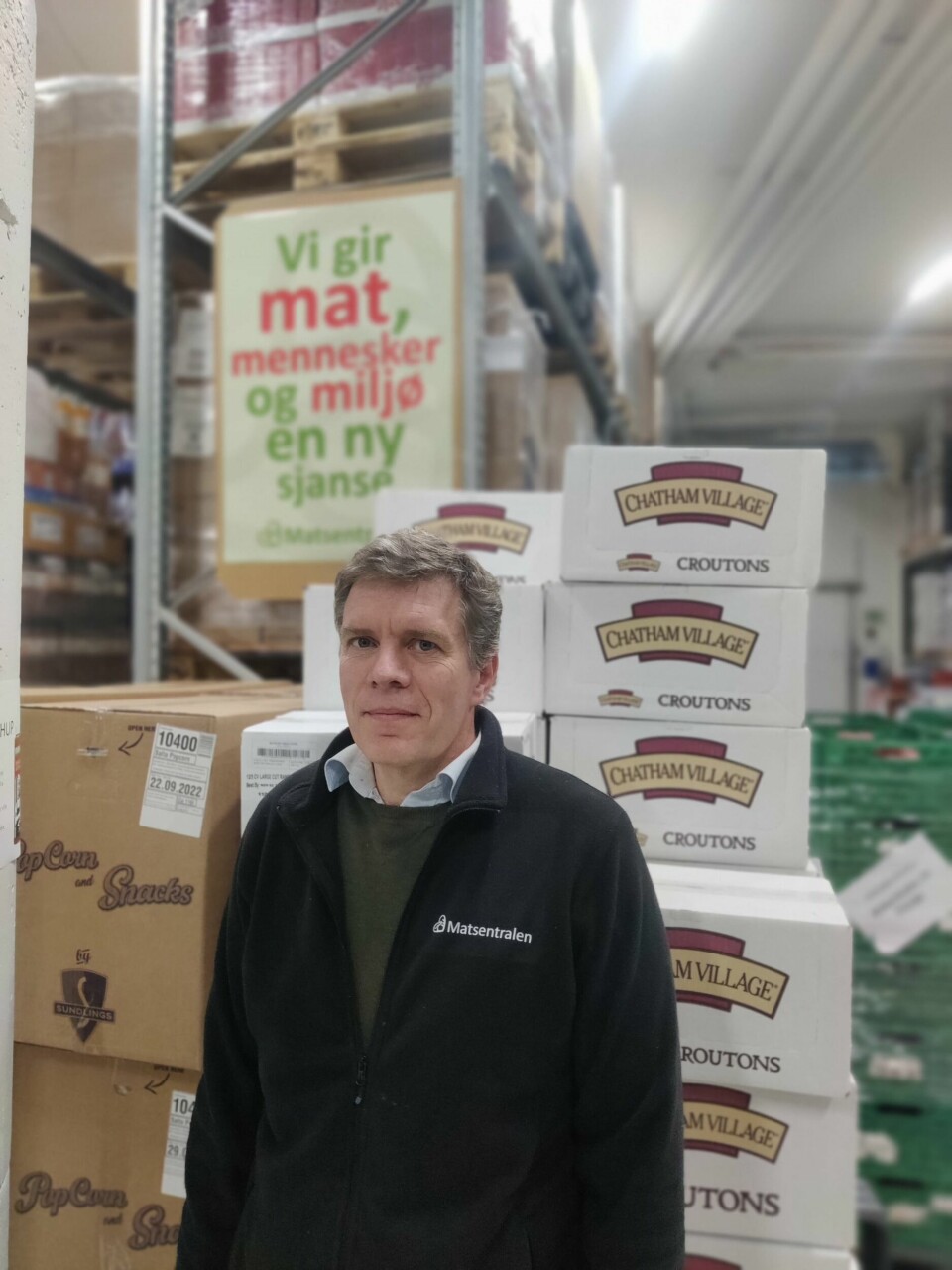Daglig leder i Matsentralen, Per Christian Rålm. Per