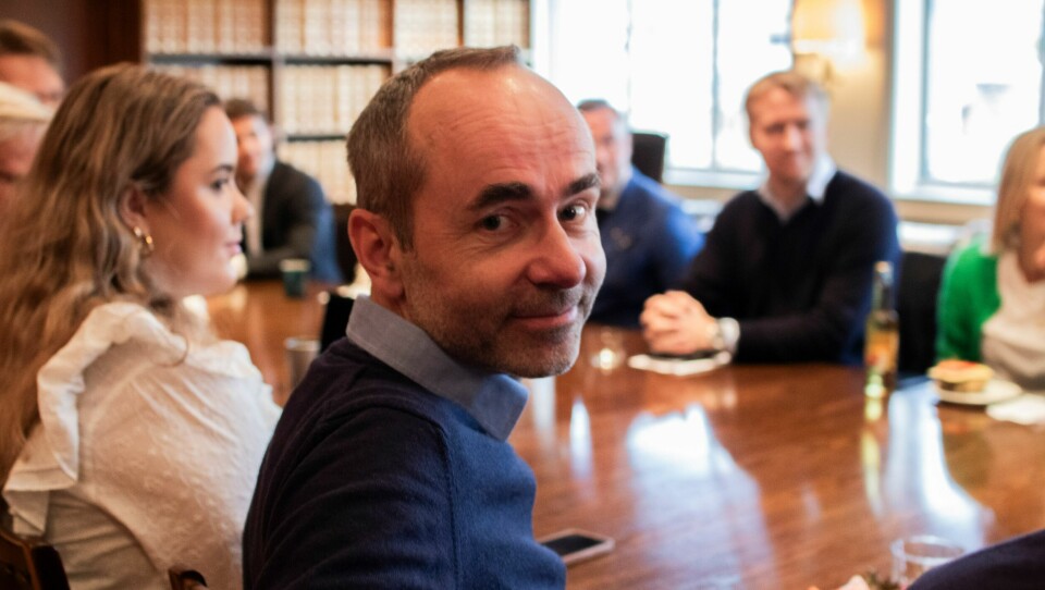 Kristelig Folkepartis bystyrerrepresentant Øyvind Håbrekke. Håbrekke ved forhandlingsbordet