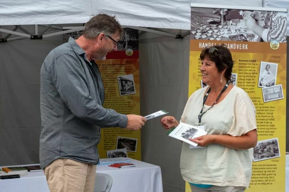 Iris Holm Haug stod på stand for Taternes Landsforening under Kulturytring i Drammen i juli. Iris Holm Haug stod på stand for Taternes Landsforening under Kulturytring i Drammen i juli.