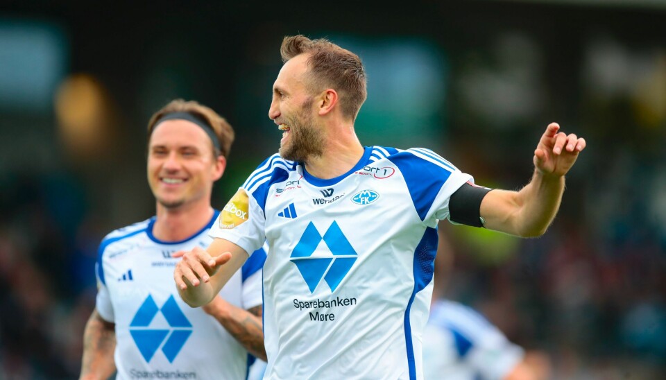 Magnus Wolff Eikrem scoret for Molde mot Strømsgodset. Magnus Wolff Eikrem scoret for Molde mot Strømsgodset. Foto: Christoffer Andersen / NTB