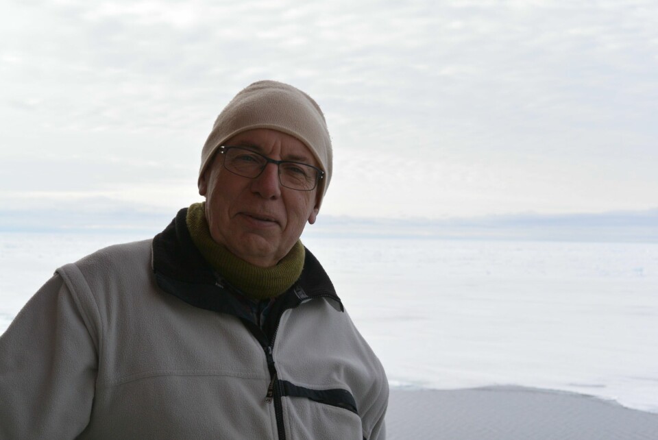 Svein Østerhus forsker på vippepunker i Antarktis. Svein Østerhus forsker på vippepunker i Antarktis.