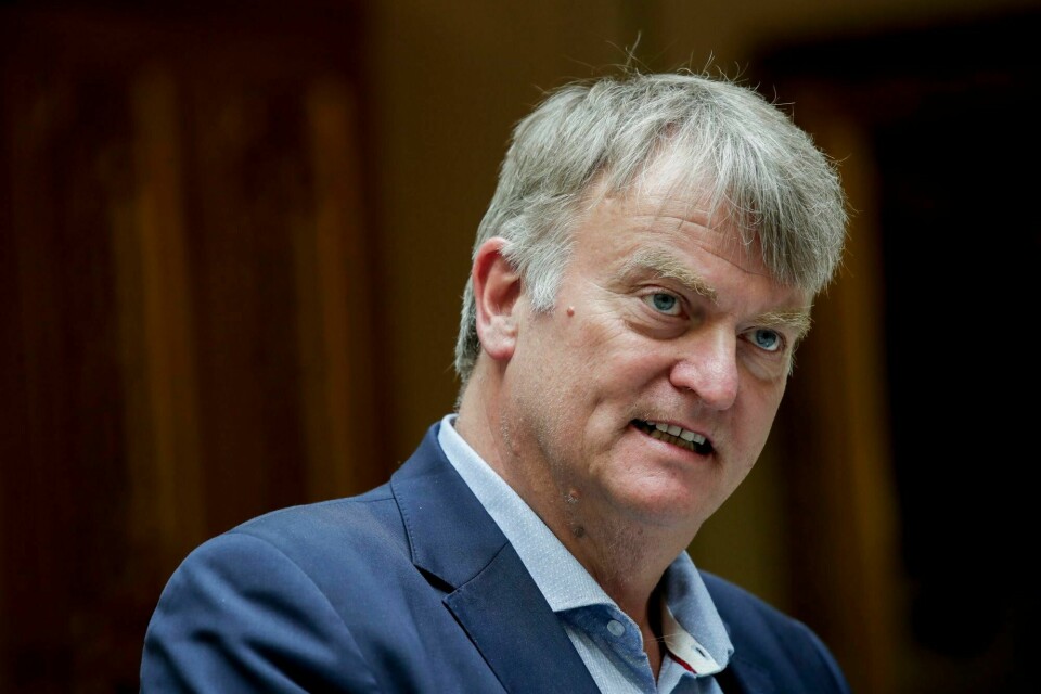 Høyres Ove Trellevik. Oslo 20200611. Ove Trellevik (H) om kommuneøkonomi og kommuneproposisjonen på stortinget.Foto: Vidar Ruud / NTB