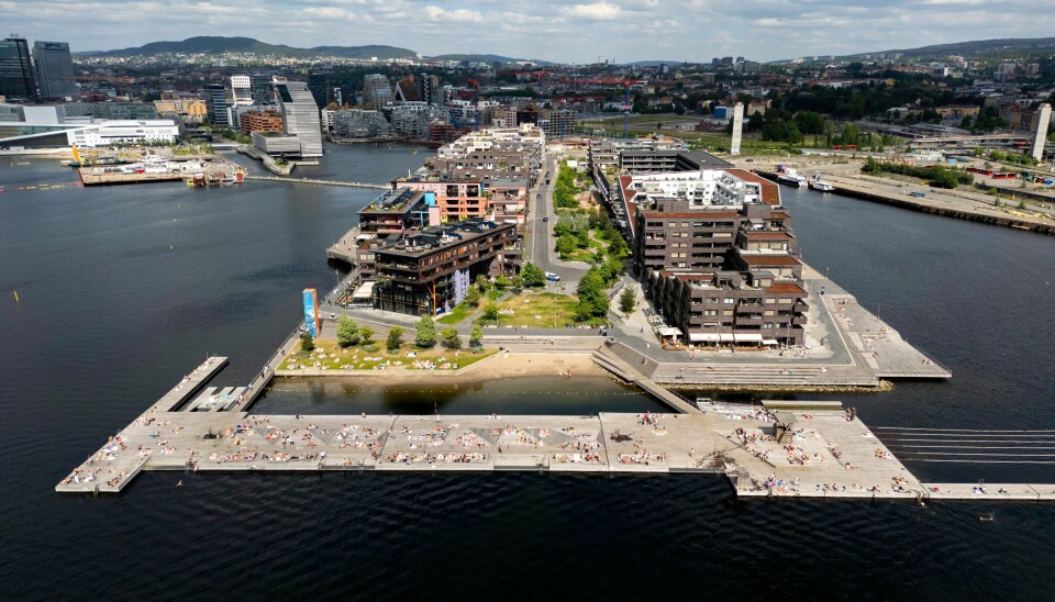 Oslo kommune advarer mot å bade i Oslofjorden etter mandagens voldsomme regnvær. Oslo kommune advarer mot å bade i Oslofjorden etter mandagens voldsomme regnvær. Foto: Cornelius Poppe / NTB
