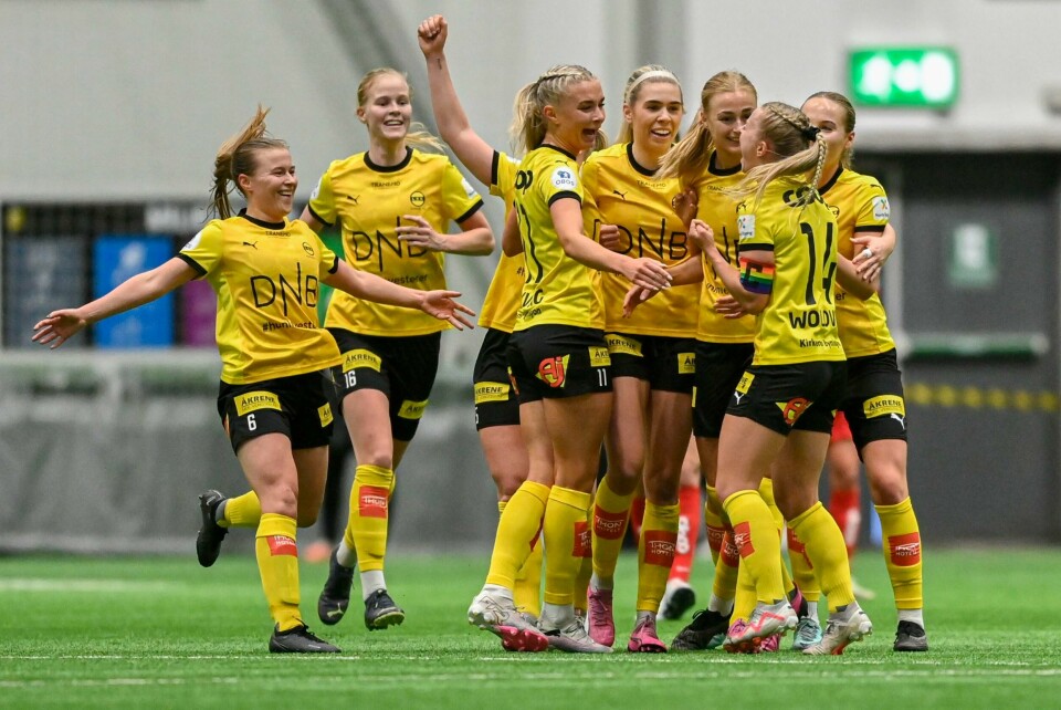 LSK Kvinner kan bli en del av Lørenskog IF i 2025. Her jubler de i Toppseriekampen mot Brann i mars. Foto: Annika Byrde / NTB LSK Kvinner kan bli en del av Lørenskog IF i 2025. Her jubler de i Toppseriekampen mot Brann i mars. Foto: Annika Byrde / NTB