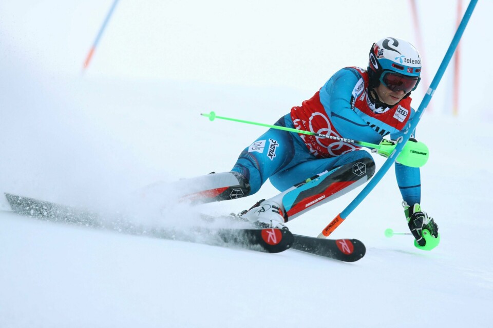 Henrik Kristoffersel leverte en ny oppvisning i Wengen søndag.