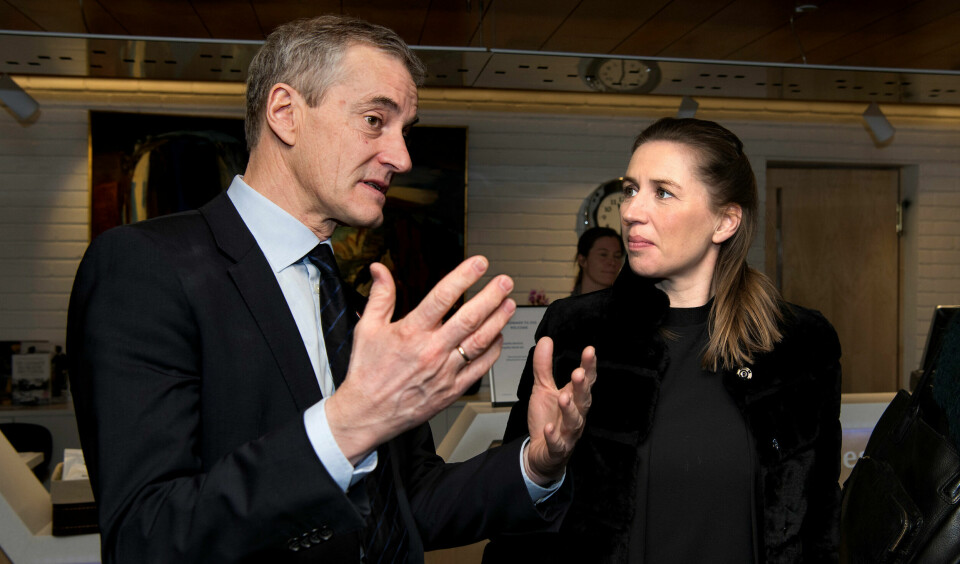 Det er viktigere enn noen gang å forsterke nordiske samarbeidet, mener partilederne Jonas Gahr Støre og Mette Frederiksen. Det er viktigere enn noen gang å forsterke nordiske samarbeidet, mener partilederne Jonas Gahr Støre og Mette Frederiksen.
