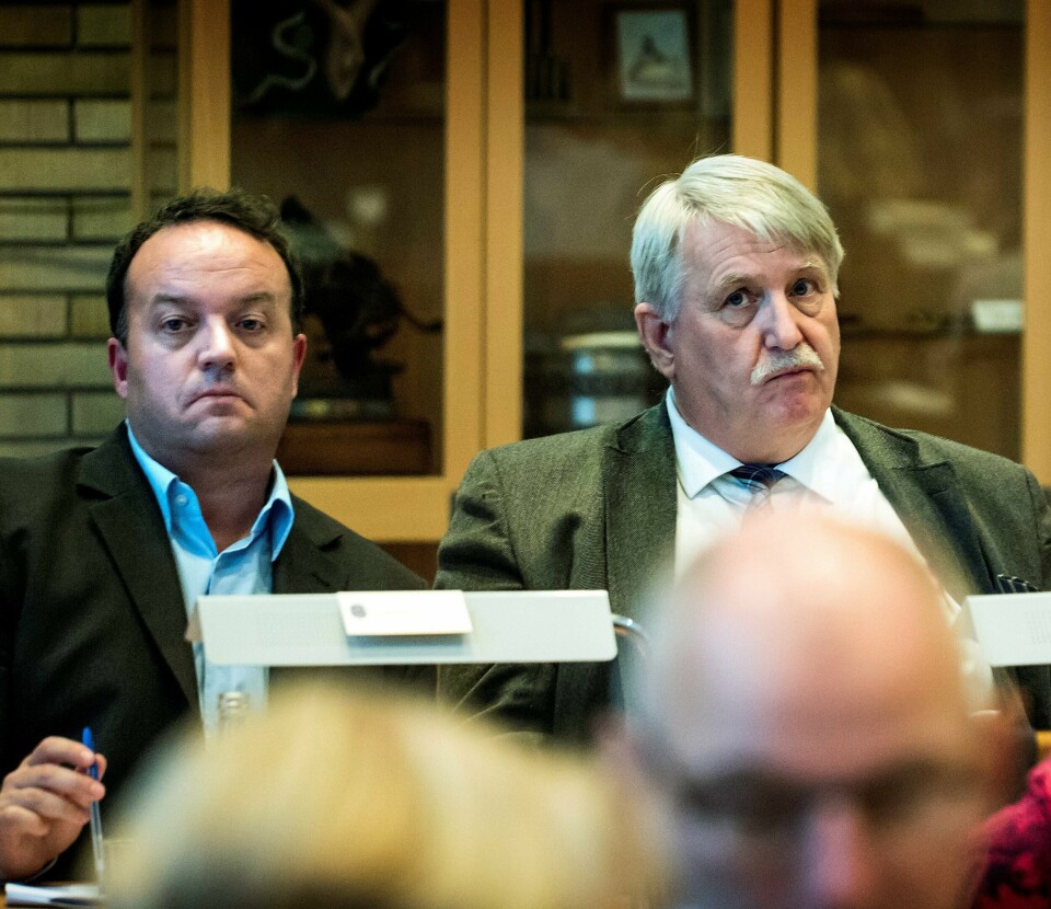 Nye: Frode Myrhol og Leif Høybakk, to av tre bystyrepolitikere for Folkeaksjonen Nei til mer bompenger i Stavanger bystyre.
foto: roy storvik