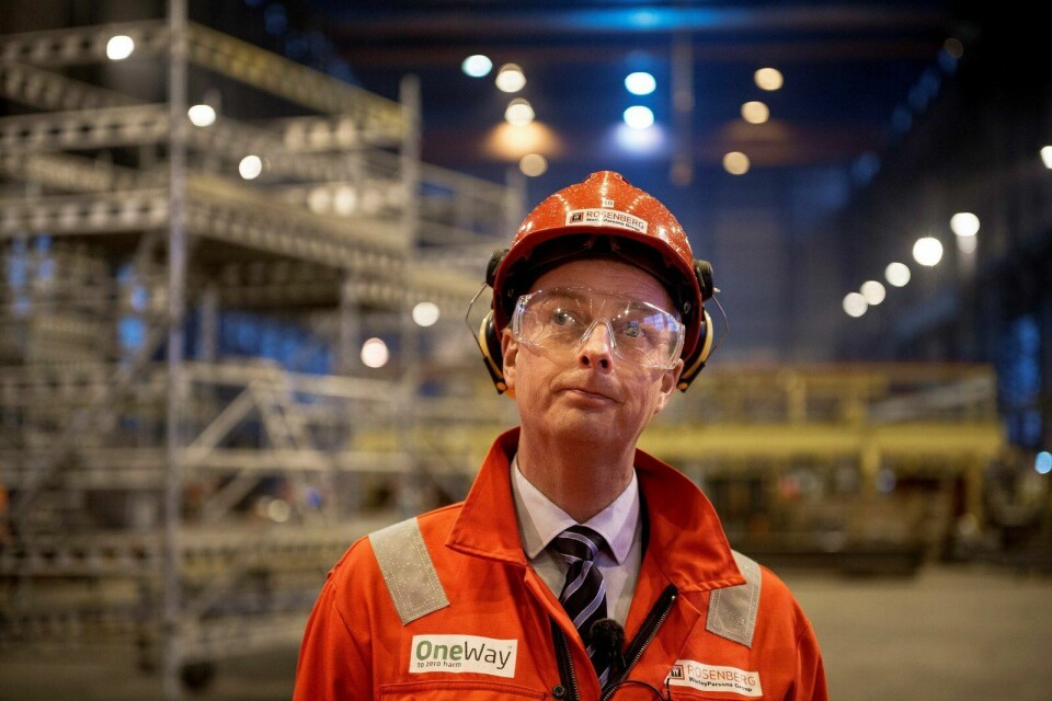 Olje- og energiminister Terje Søviknes (Frp) bestemte seg for Stavanger som vertsby for Fornybarfondet. Ikke uventet har han fått Bergen på nakken. FOTO: CARINA JOHANSEN, NTB SCANPIX