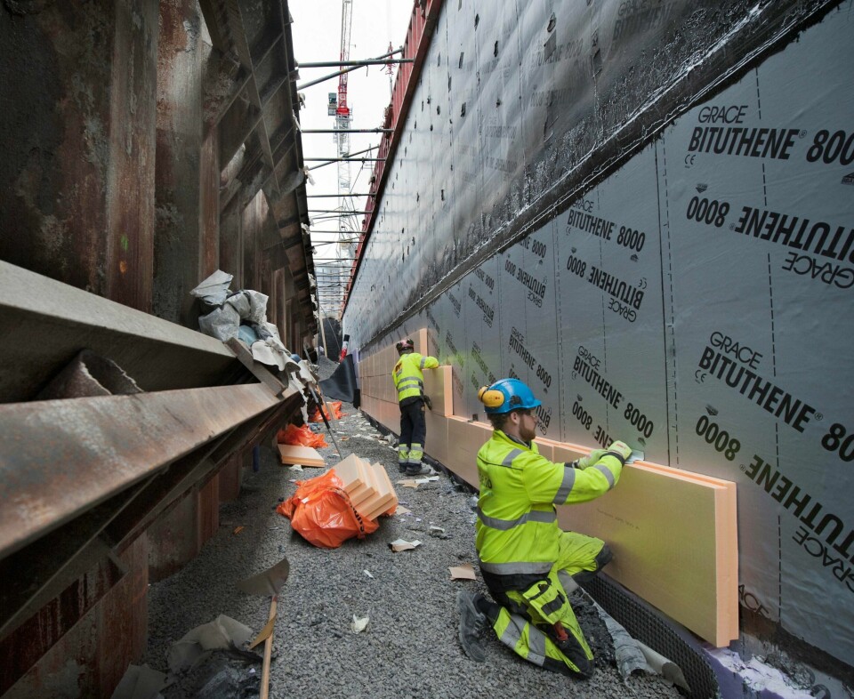Byggeplassen for nytt nasjonalmuseum var blant dem med null fraværsskader i fjor.