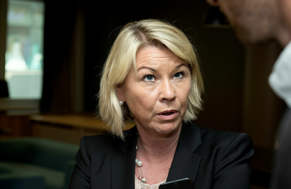 Næringsminister Monica Mæland (H) avviser at NIS skal bli et bekvemmelighetsflagg. Næringsminister Monica Mæland (H) avviser at NIS skal bli et bekvemmelighetsflagg.