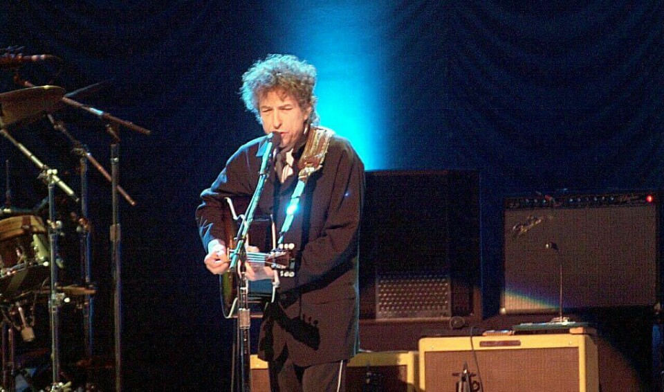 Bob Dylan har gjort 26 konserter i Norge hittil, ti av dem i Oslo Spektrum. Her i 2000.