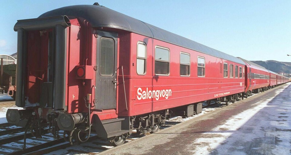 Det var en gang. Nattoget, her med egen salongvogn, oppstallet i Bodø i 1990. FOTO: VIDAR KNAI/NTB SCANPIX