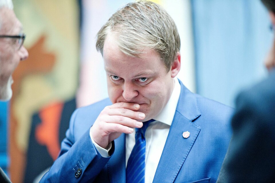 FLYR: – Jeg tror ikke at verdens klimautfordringer reddes ved at Stortinget reduserer sin reisevirksomhet, sier Erlend Wiborg (Frp). FOTO: JON OLAV NESVOLD/NTB SCANPIX FLYR: – Jeg tror ikke at verdens klimautfordringer reddes ved at Stortinget reduserer sin reisevirksomhet, sier Erlend Wiborg (Frp). FOTO: JON OLAV NESVOLD/NTB SCANPIX