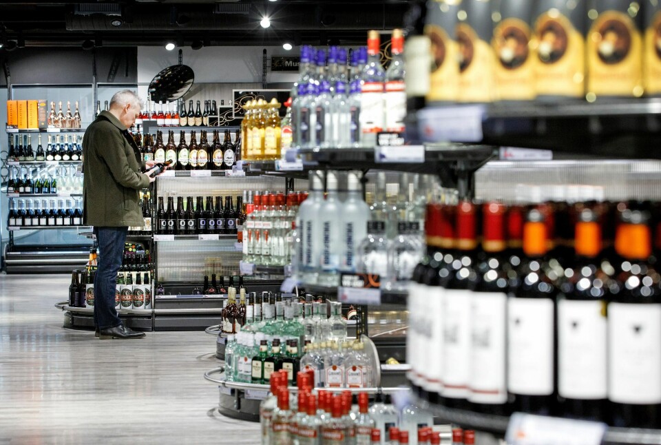 I snitt har hver nordmann handlet 7,2 liter alkohol på Vinmonopolet hittil i år.