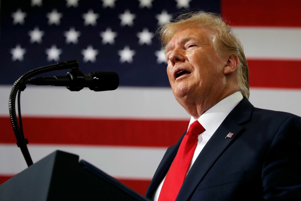 USAs president Donald Trump sier at kvinnelige demokrater bør reise tilbake til landene de kom fra.
