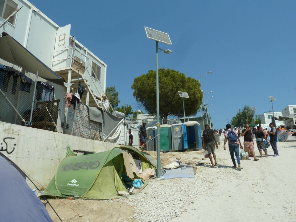 Lesvos, Hellas 20190901. Forholdene er nå verre enn noensinne i den overfylte Moria-leiren på Lesvos, i følge blant andre representanter for Leger Uten Grenser.