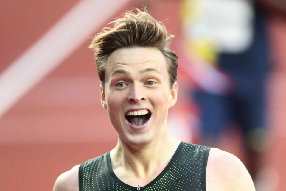 Karsten Warholm viste storform i London.
