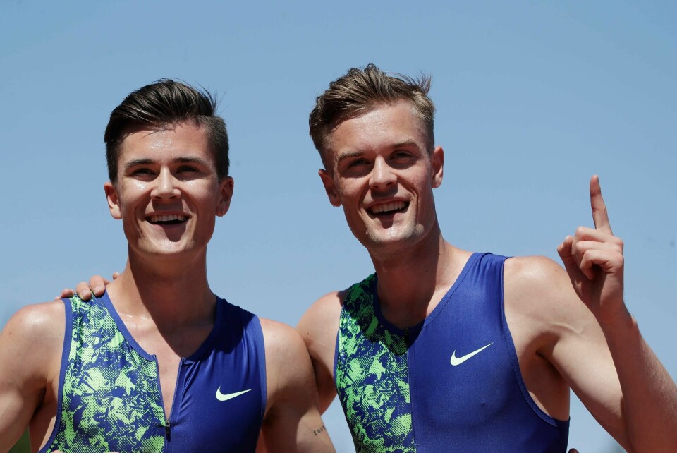 Jakob og Filip Ingebrigtsen satte hver sin norske rekord denne helgen.