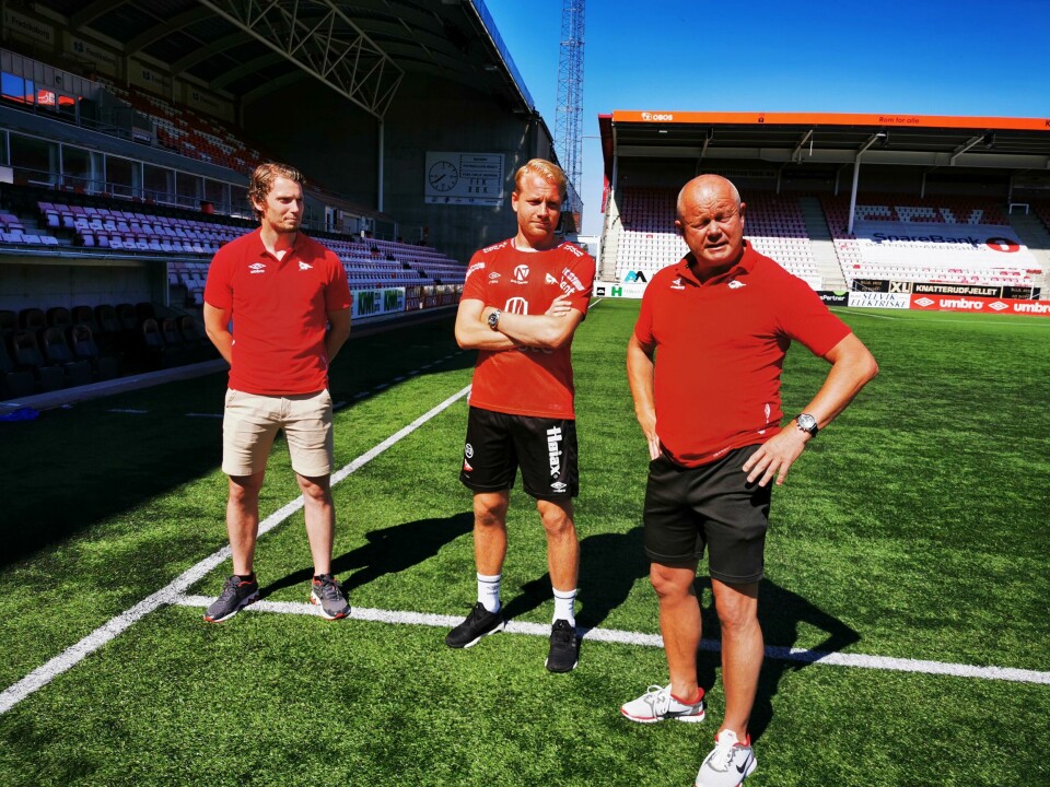 KRAFTSPISS: Henrik Kjelsrud Johansen er hentet 'hjem igjen' etter opphold i Odd, Vålerenga og Brann. KRAFTSPISS: Henrik Kjelsrud Johansen er hentet 'hjem igjen' etter opphold i Odd, Vålerenga og Brann.