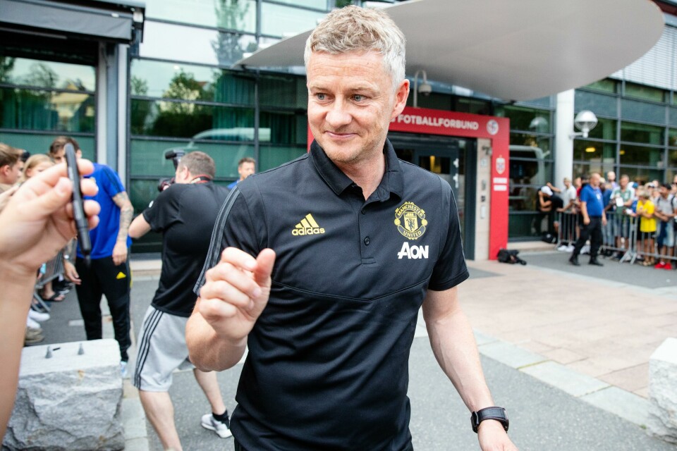 Oslo 20190729.Manchester Uniteds manager Ole Gunnar Solskjær forlater Ullevaal stadion etter en treningsøkt mandag, før tirsdagens kamp mot Kristiansund.Foto: Audun Braastad / NTB scanpix Oslo 20190729.Manchester Uniteds manager Ole Gunnar Solskjær forlater Ullevaal stadion etter en treningsøkt mandag, før tirsdagens kamp mot Kristiansund.Foto: Audun Braastad / NTB scanpix