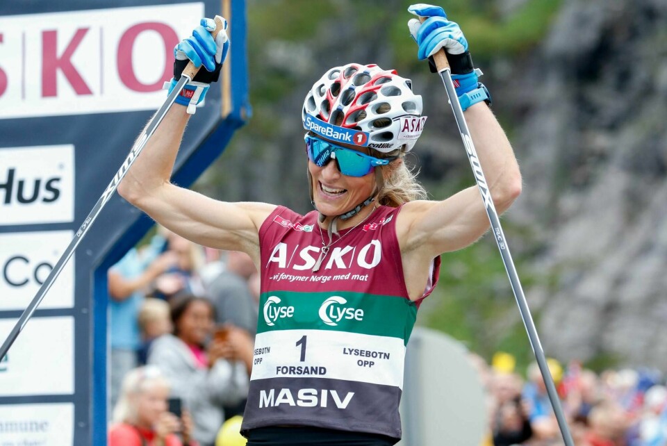 Therese Johaug var i en egen klasse i stigningen opp Lysebotn. Foto: Jan Kåre Ness / NTB scanpix