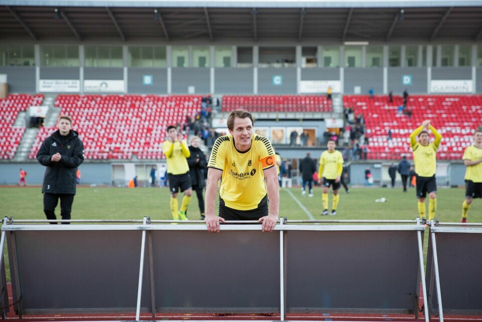 MFK-kaptein Thomas Klaussen bidro til at MFK startet høstsesongen på best tenkelig måte.