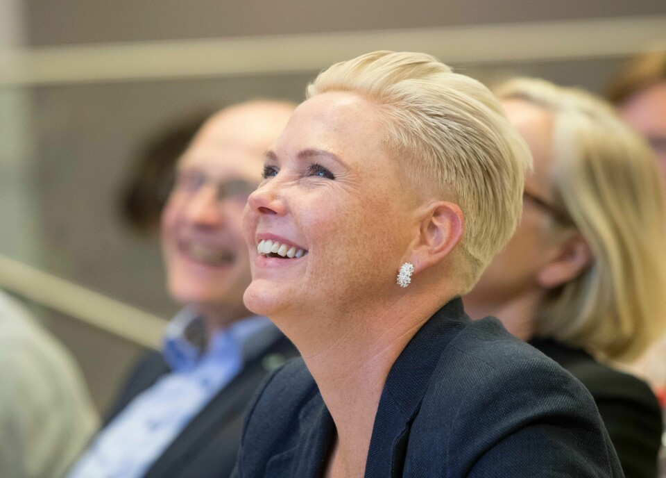 Anne Beathe Kristiansen Tvinnereim, 2. nestleder på Senterpartiets landsstyremøte i Oslo.