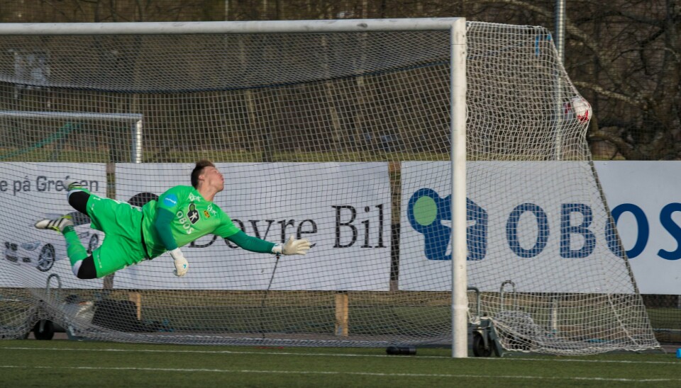 Skeids keeper Idar Nordby Lysgård holdt nullen til rett før slutt. Bildet er fra en tidligere kamp.