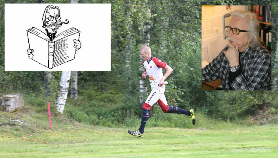 KÅSERER: Selbak-mannen Bjørn Lengfelder har funnet frem et kåseri han skrev om orientering i anledning Junior-NM på Senja i 1998. Her er Olav Lundanes i fint driv på langdistansen under VM i Spydeberg denne uka.