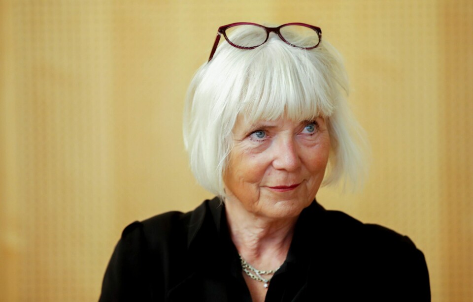 Advokat Solveig Høgtun er forsvarer for mannen i 40-årene som ble dømt i Italia sammen med mulla Krekar. Foto: Vidar Ruud / NTB scanpix