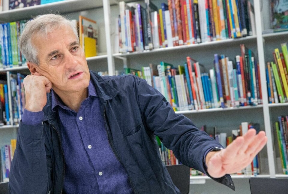 Jonas Gahr Støre er tilbake på Berg skole i Oslo hvor han begynte på videregående i 1976. Der møtte han elever på 4. trinn som tilbringer de siste dagene før skolestart på AKS. Jonas Gahr Støre er tilbake på Berg skole i Oslo hvor han begynte på videregående i 1976. Der møtte han elever på 4. trinn som tilbringer de siste dagene før skolestart på AKS.