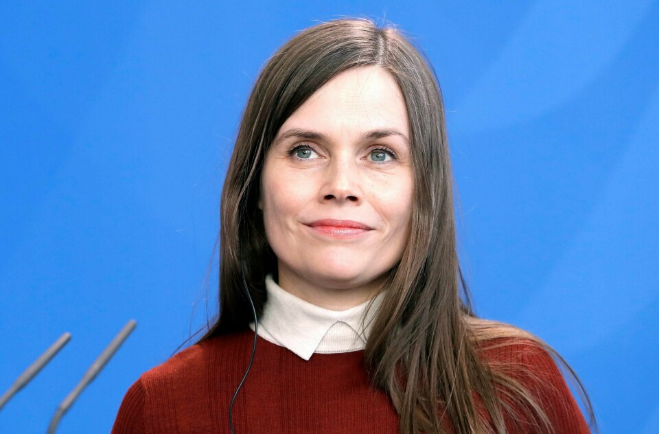 Statsminister Katrín Jakobsdóttir sier det er uaktuelt å dra hjem fra fagforeningskonferansen i Sverige for å møte USAs visepresident Mike Pence i Reykjavik.