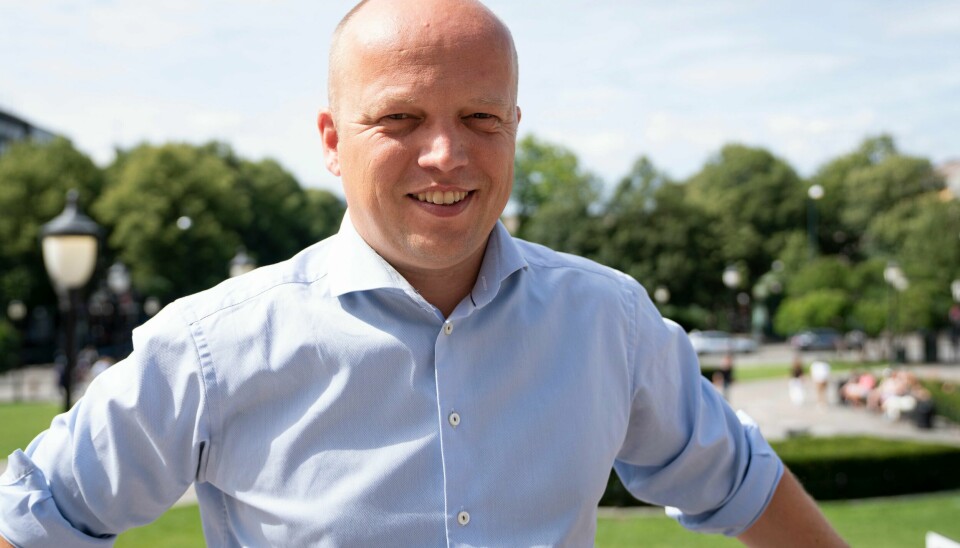 Leder Trygve Slagsvold Vedum og Senterpartiet ligger an til å gjøre et brakvalg i år. Sp kan passere Arbeiderpartiet som landets største ordførerparti. FOTO: FREDRIK HAGEN/NTB SCANPIX