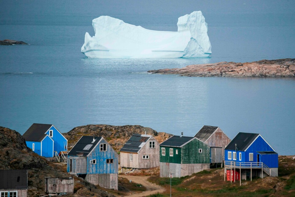 TOPSHOT - Icebergs float behind the town of Kulusuk in Greenland on August 19, 2019. - Denmark's prime minister said on August, 21, 2019 she was 'annoyed and surprised' that US President Donald Trump postponed a visit after her government said its territory Greenland was not for sale, but insisted their ties remained strong. (Photo by Jonathan NACKSTRAND / AFP) TOPSHOT - Icebergs float behind the town of Kulusuk in Greenland on August 19, 2019. - Denmark's prime minister said on August, 21, 2019 she was 'annoyed and surprised' that US President Donald Trump postponed a visit after her government said its territory Greenland was not for sale, but insisted their ties remained strong. (Photo by Jonathan NACKSTRAND / AFP)