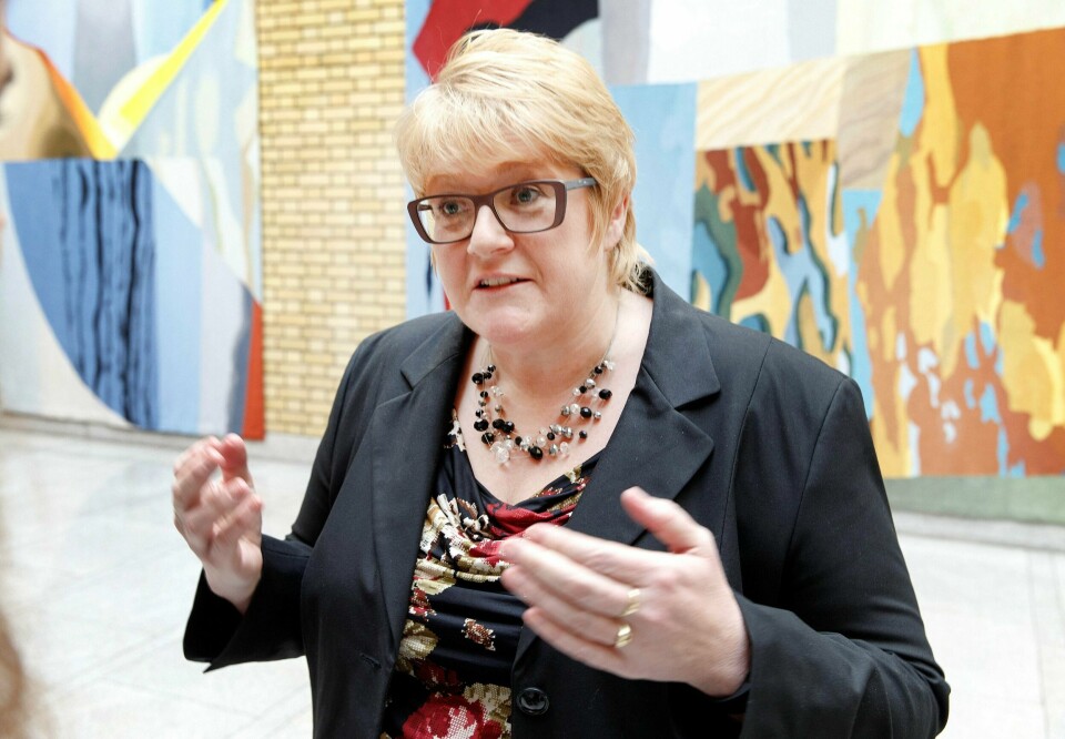 VENSTRES LEDER: Venstre får ikke automatisk større tilslutning ved å skifte ut partileder Trine Skei Grande, mener Dagsavisen. FOTO: GORM KALLESTAD/NTB SCANPIX