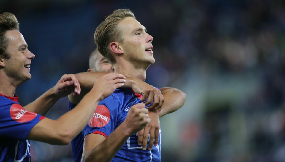 Magnus Grødem gleder seg til spill på nest øverste nivå i dansk fotball. Foto: Geir Olsen/NTB scanpix