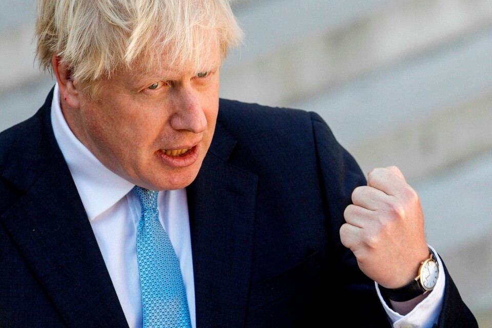 RIS OG ROS: Statsminister Boris Johnson har møtt sterke reaksjoner, men fra tilhengerne får han ros. FOTO: NTB SCANPIX RIS OG ROS: Statsminister Boris Johnson har møtt sterke reaksjoner, men fra tilhengerne får han ros. FOTO: NTB SCANPIX
