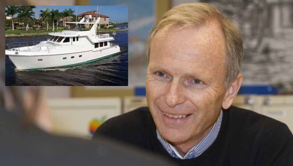 Velgaards yacht i Middelhavet ble politisk bikkjeslagsmål ###