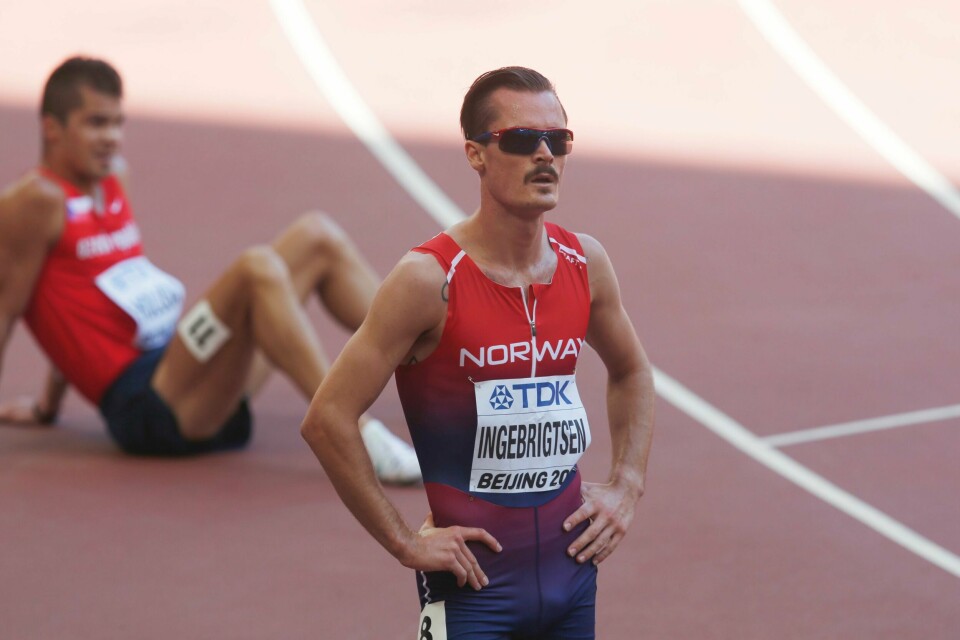 Henrik Ingebrigtsen klarte det internasjonale OL-kravet på 1500-meter torsdag, men var litt over halvsekundet bak det særnorske kravet på distansen. Her fra VM i Beijing i fjor. Foto: Vidar Ruud / NTB scanpix