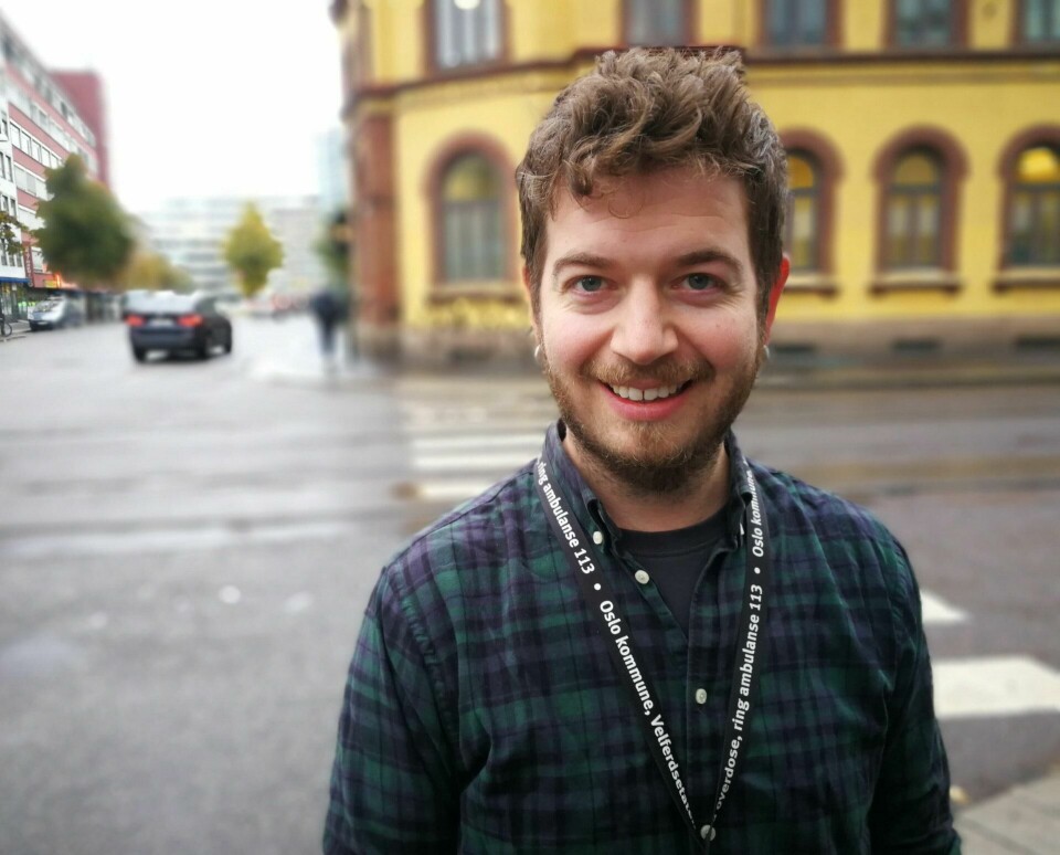 effektivt: Øystein Bruun Ericson, prosjektkoordinator i Naloksonprosjektet, forteller at utdeling av Nalokson har vist seg å være effektivt. FOTO: VELFERDSETATEN/OSLO KOMMUNE effektivt: Øystein Bruun Ericson, prosjektkoordinator i Naloksonprosjektet, forteller at utdeling av Nalokson har vist seg å være effektivt. FOTO: VELFERDSETATEN/OSLO KOMMUNE
