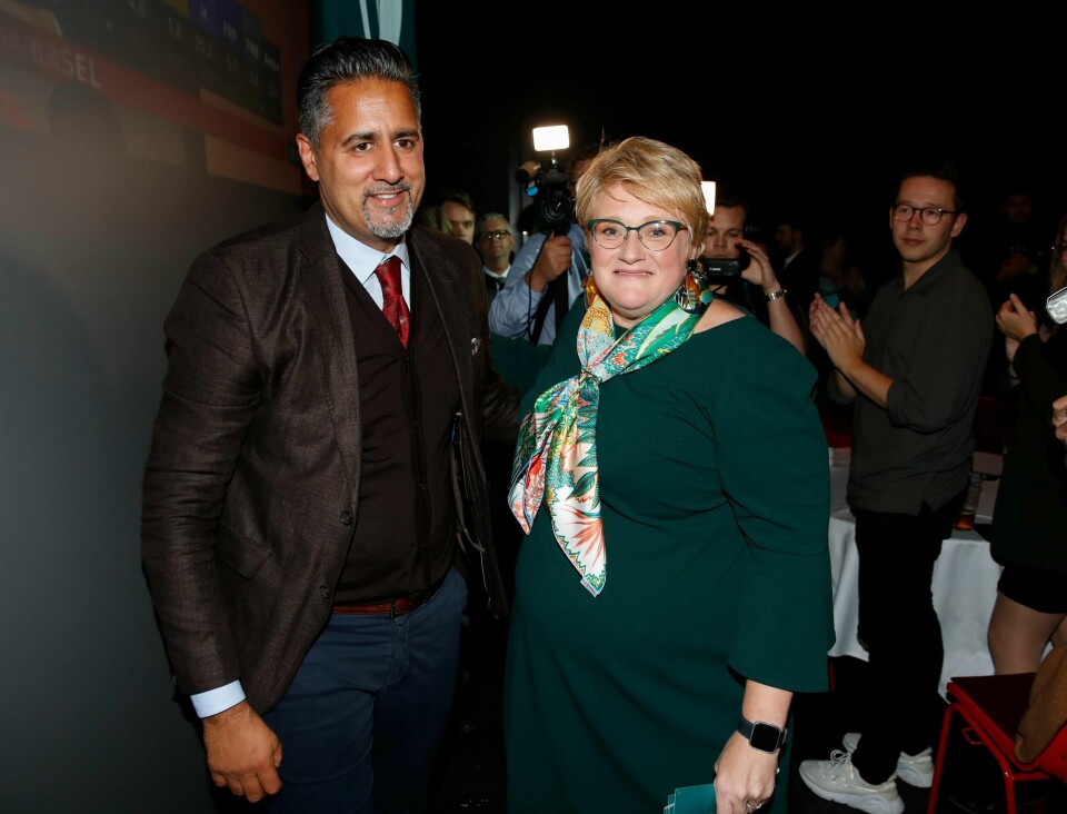Venstre-leder Trine Skei Grande har gitt Abid Raja støtte i utspillet hans rettet mot Frp.