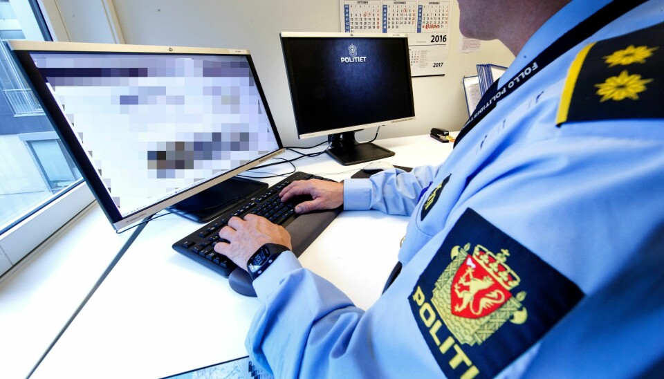 SKI, Norway 20161026.
Politiet i arbeid. Datakriminalitet. Modellklarert til redaksjonell bruk.
Foto: Gorm Kallestad / NTB scanpix
