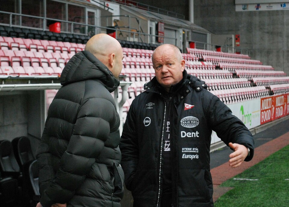 ETTERLYSES: Frode Rekve stiller spørsmål ved hvorvidt Per-Mathias Høgmo er dedikert nok til jobben som sportssjef i FFK.