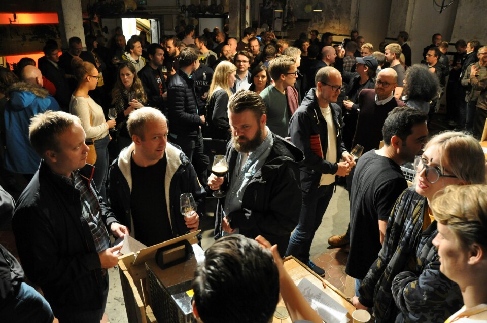 What's Brewing arrangeres på Tou Scene over to dager. Det er plass til litt i overkant av 1000 øltørste hver dag. Foto: Kjersti Riiber What's Brewing arrangeres på Tou Scene over to dager. Det er plass til litt i overkant av 1000 øltørste hver dag. Foto: Kjersti Riiber
