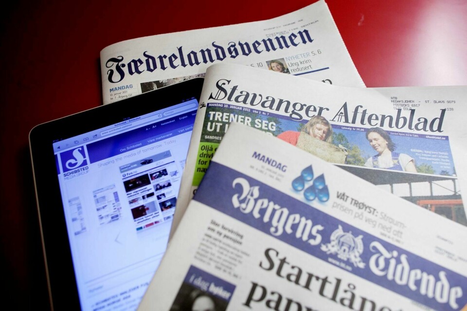 Aftenposten, Bergens Tidende, Fædrelandsvennen og Stavanger Aftenblad har slått sammen sine salgs- og markedsavdelinger. Foto: Kyrre Lien/NTB scanpix